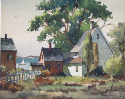 Provincetown Houses by John Cuthbert Hare - Auction record, sale price, and art valuation. Compare with similar artists and explore comparable artworks.