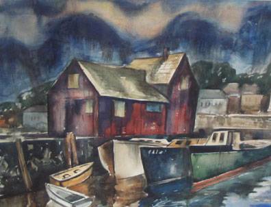 Provincetown Boats by Harold Lund - Auction record, sale price, and art valuation. Compare with similar artists and explore comparable artworks.