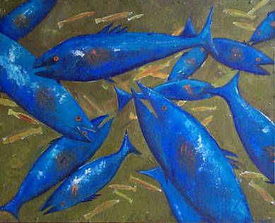 Sea of Blue by Connie Hatch - Auction record, sale price, and art valuation. Compare with similar artists and explore comparable artworks.