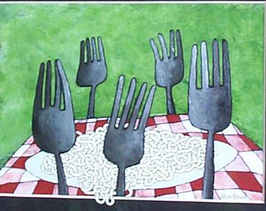 Forks by Alice Brock - Auction record, sale price, and art valuation. Compare with similar artists and explore comparable artworks.