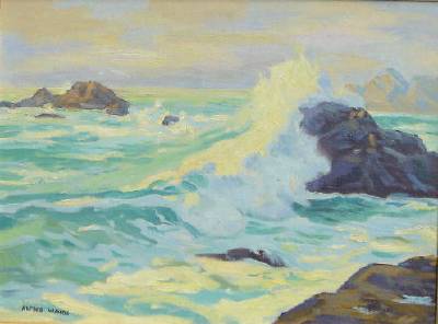 Sample artwork by Alfred Wands (1904 - 1998), known for figure, genre and landscape painting - View similar artists and auction records