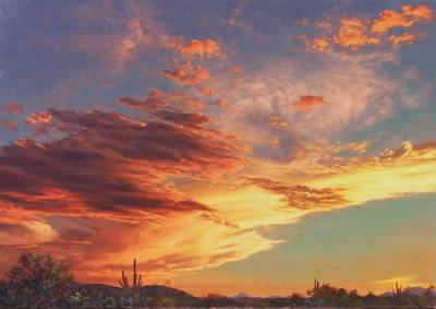 Sample artwork by Tom Murray (Born 1953), known for photo real landscape, wildlife - View similar artists and auction records
