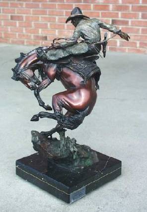 Sample artwork by Austin Barton (1927 - 2017), known for western figurative sculpture - View similar artists and auction records