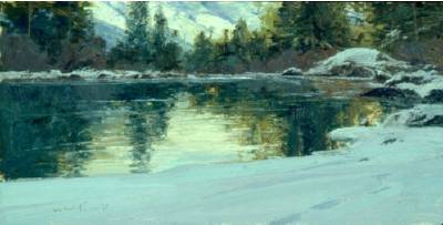 Sample artwork by Skip Whitcomb (Born 1946), known for plein-air landscape and figure painting - View similar artists and auction records