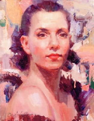 Sample artwork by Louis Escobedo (Born 1952), known for figure, landscape and still life painting, advertising art, illustration - View similar artists and auction records