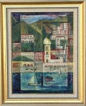 Sample artwork by Charles Griffin Farr (1908 - 1997), known for abstract-realist still life, landscape and figure painting, illustration - View similar artists and auction records