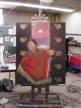 Sample artwork by C J Wells (Born 1952), known for indian warrior portrait painting - View similar artists and auction records
