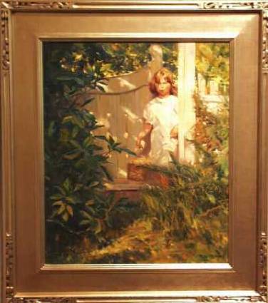 Sample artwork by Randal Dutra (Born 1958), known for landscape, figure and wildlife painting, sculpture - View similar artists and auction records