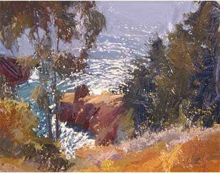 Sample artwork by Ken Auster (1949 - 2016), known for landscape-streets, coastal view - View similar artists and auction records