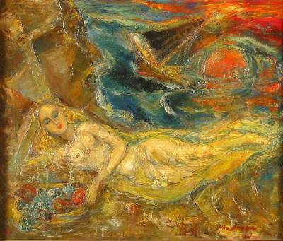 Sample artwork by John Shayn (1901 - 1977), known for landscape, figure, illustration - View similar artists and auction records
