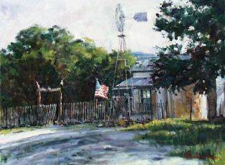 Sample artwork by John Hanna (1942 - 1994), known for rural landscape, still life, portrait - View similar artists and auction records