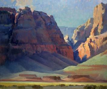 Sample artwork by Kenn Erroll Backhaus (Born 1951), known for impressionist painting of landscape, figure and portraits - View similar artists and auction records