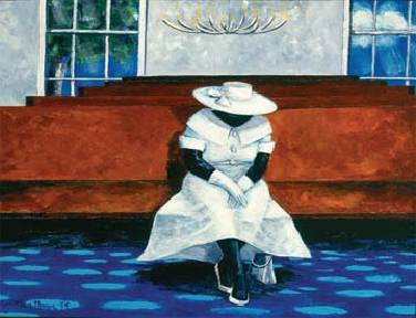 Sample artwork by Jonathan Green (Born 1955), known for afro-american southern genre painting - View similar artists and auction records