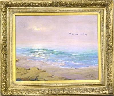 Sample artwork by Luther Evans Dejoiner (1886 - 1954), known for california landscapes, cowboys, interior forests, mountains and seascape painting - View similar artists and auction records