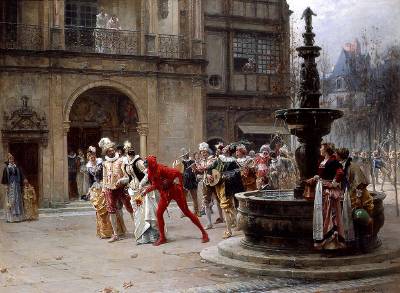 Sample artwork by Adrien Moreau (1843 - 1906), known for bucolic landscape scene painting - View similar artists and auction records