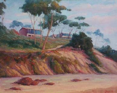 Sample artwork by Joseph Aaron (Born 1959), known for plein- air landscape, still life and marine painting - View similar artists and auction records