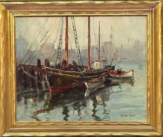 Sample artwork by Derk Smit (1889 - 1985), known for landscape, decorator - View similar artists and auction records