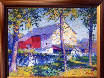 Sample artwork by M Vern Breitmayer (1889 - 1966), known for landscape painting, etching - View similar artists and auction records