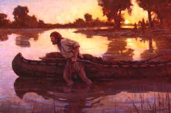 Sample artwork by Todd Connor (Born 1964), known for river genre, landscape, figure, history - View similar artists and auction records