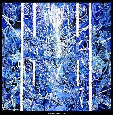 Sample artwork by Katrin Fridriks (Born 1974), known for abstract figurative painting - View similar artists and auction records