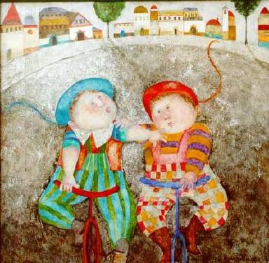 Sample artwork by Graciela Rodo Boulanger (Born 1935), known for allegory, figure and child genre painting, prints - View similar artists and auction records