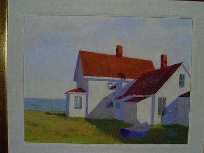 Sample artwork by Ruth D Hogan (Born 1943), known for coastal view and landscape painting - View similar artists and auction records