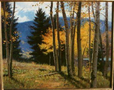 Sample artwork by Jay Moore (Born 1964), known for plein-air landscape painting, illustration - View similar artists and auction records