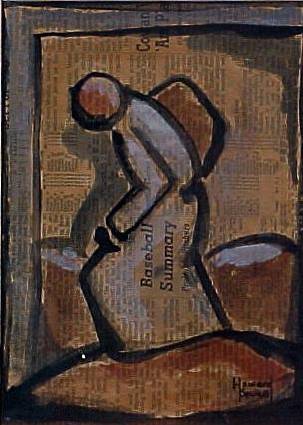 Sample artwork by Howard Sewall (1899 - 1975), known for abstraction, mural, illustration - View similar artists and auction records
