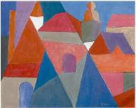 Sample artwork by Corrie Parker McCallum (1914 - 2009), known for abstraction, figure, and landscape painting, teaching - View similar artists and auction records