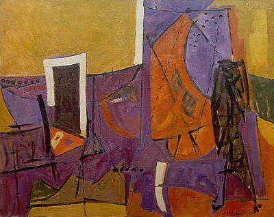 Sample artwork by Byron J Gardner (1930 - 1992), known for abstract, landscape - View similar artists and auction records