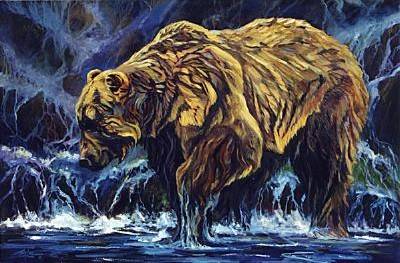 Sample artwork by Terry Lee (Born 1948), known for large-scale wildlife and animal painting - View similar artists and auction records