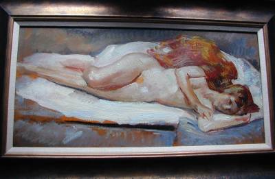 Sample artwork by Elmer Taflinger (1891 - 1981), known for landscape, figure, mural- allegory - View similar artists and auction records