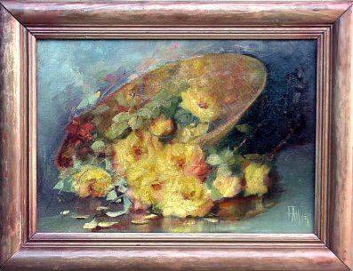 Sample artwork by Florintine A Hyer (1868 - 1936), known for flower painter, botanist - View similar artists and auction records