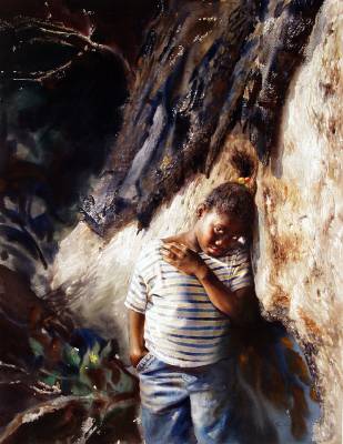 Sample artwork by Mary Whyte (Born 1953), known for african-american culture, figure, genre, landscape and portrait painting, graphic design - View similar artists and auction records