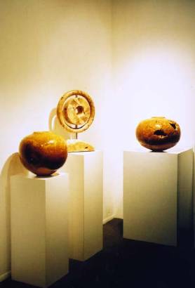 Sample artwork by Dennis Elliott (Born 1950), known for burled turned wood vessel, wall sculpture - View similar artists and auction records