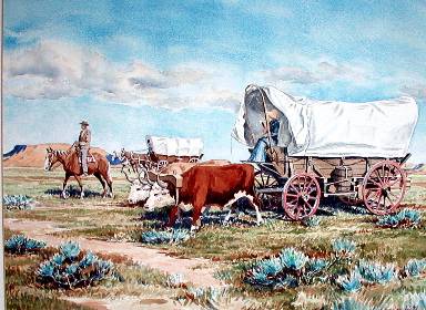 Sample artwork by Charles Nett (1917 - 1986), known for western history, indian genre, landscape - View similar artists and auction records