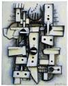 Sample artwork by Joseph Giunta (1911 - 2001), known for gestural abstraction painting, constructions - View similar artists and auction records
