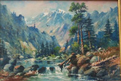 Sample artwork by George Beardsley (1867 - 1938), known for western landscape - View similar artists and auction records