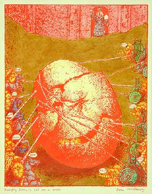 Sample artwork by Beni Montresor (1926 - 2001), known for illustration of children's books, sets' design - View similar artists and auction records