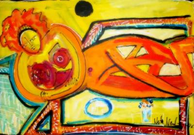 Sample artwork by Neith Nevelson (Born 1946), known for portrait, horse, nude female figure - View similar artists and auction records