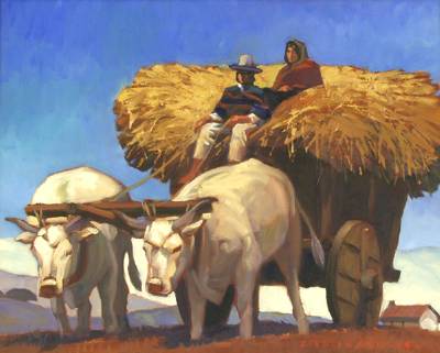 Sample artwork by Dennis Ziemienski (Born 1947), known for commercial art illustration. books, events-old west themes - View similar artists and auction records