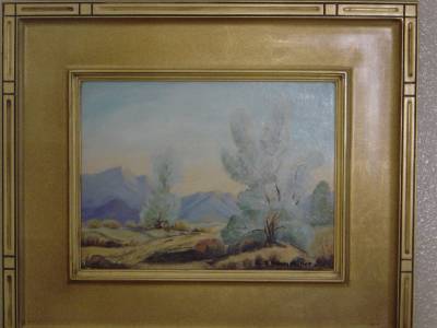 Sample artwork by Evylena Nunn (E Nunn) Miller (1888 - 1966), known for landscape, coastals, indians and western painting, illustration, teaching - View similar artists and auction records