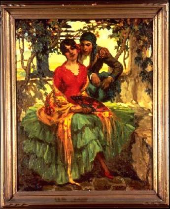 Sample artwork by Theodore Jackman (1878 - 1940), known for landscape, portrait, illustrator - View similar artists and auction records