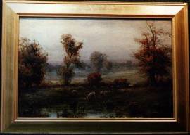 Sample artwork by Jonathan Bradley Morse (1834 - 1898), known for landscape, marine, animals, genre - View similar artists and auction records