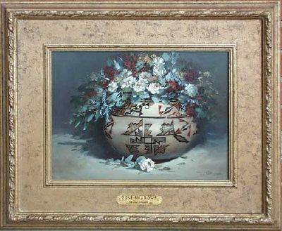 Sample artwork by Joni Falk (Born 1933), known for landscape, flora still-life and miniature painting - View similar artists and auction records