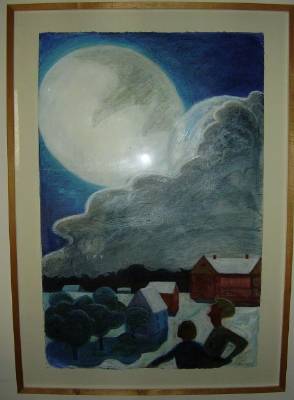 Sample artwork by Walter William Barker Jr (1921 - 2004), known for modernist views, geometric abstract painting - View similar artists and auction records