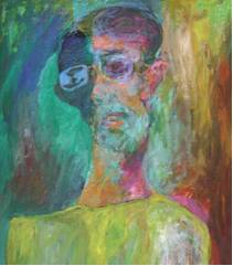 Sample artwork by Rex Ashlock (1918 - 1999), known for abstract, figurative expressionist painting sculpture - View similar artists and auction records