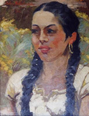 Sample artwork by Odon Hullenkremer (1888 - 1978), known for portrait, genre, town-landscape, figure - View similar artists and auction records