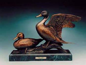 Sample artwork by Kent Ullberg (Born 1945), known for monumental wildlife sculpture - View similar artists and auction records