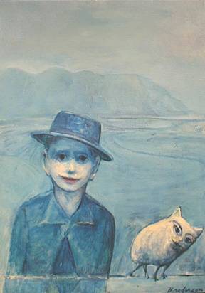 Sample artwork by Robert M Broderson (1920 - 1992), known for abstract painting, graphics, teaching - View similar artists and auction records